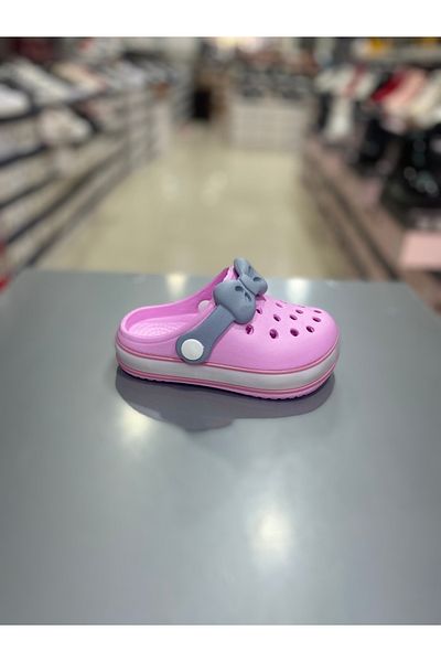Akınal Bella Girl's Bow Lighted Slippers