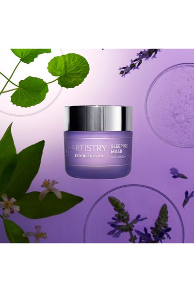 artistry Nutrition Pore-Proof Night Mask and Apparatus that Supports the Skin's Moisture Barrier All the Night