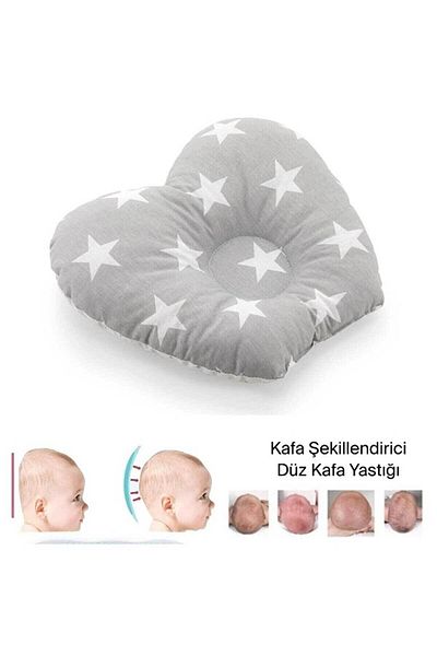 RevuBaby Baby Flat Head Pillow and Fontanelle Pillow (Head Shaper)