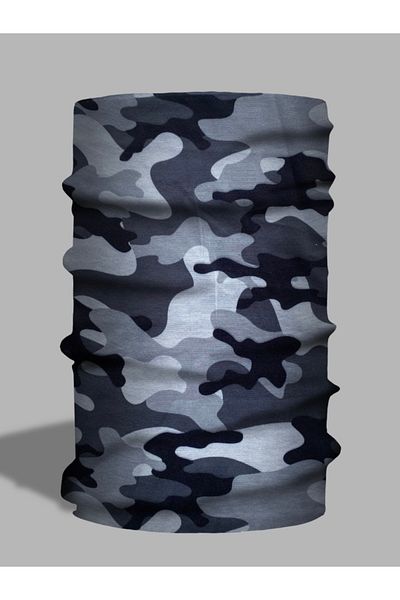 LU&MA Camouflage Patterned Neck Collar - Paphos