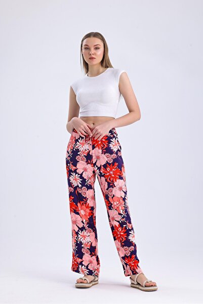 Miss Murem Wide Leg Woven Trousers-LACİ PEMPE