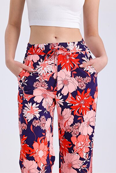 Miss Murem Wide Leg Woven Trousers-LACİ PEMPE