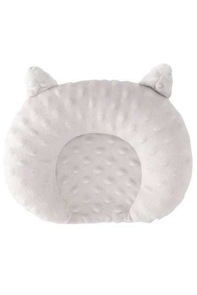 RevuBaby Comfortable Cotton Flat Head Pillow - Breastfeeding Baby Pillow with Sleep Support
