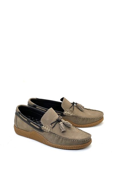 grado Men's Loafer 4520 - Casual Leather, Sand Color