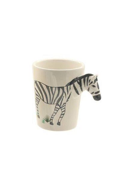 The Mia Zebra Mug with Handle 420 ml