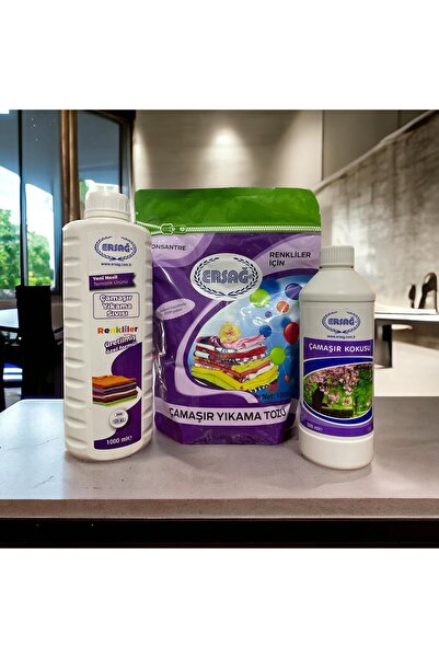 Ersağ RENKLİLER İÇİN ÇAMAŞIR YIKAMA SETİ