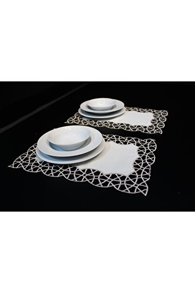 HUZUR ÇEYİZ Kıvrımlı Model 12 Parça Sufle Seti