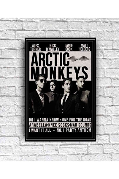 icase Arctic Monkeys Μουσικό συγκρότημα Αφίσα Διακόσμηση τοίχου Διακόσμηση πό...