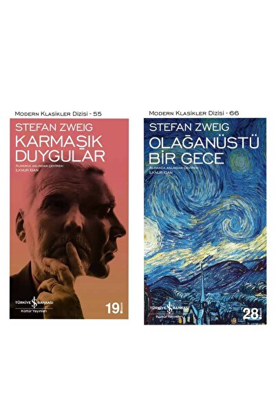 TÜRKİYE İŞ BANKASI KÜLTÜR YAYINLARI Stefan Zweig - Karmaşık Duygular - Olağan...