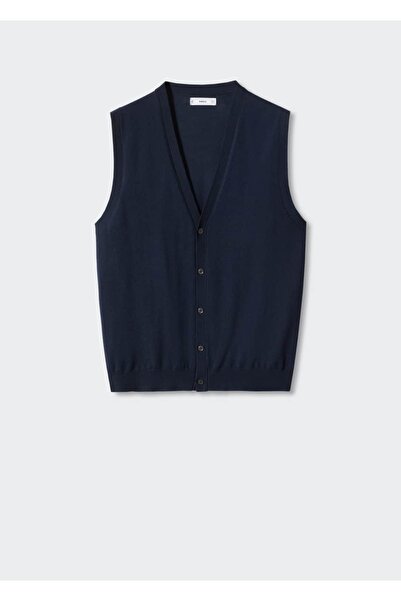 MANGO Man %100 merinos yünlü yelek