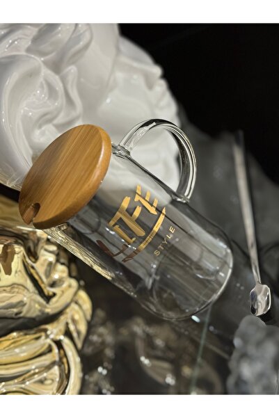 ester Glass Mug with Spoon