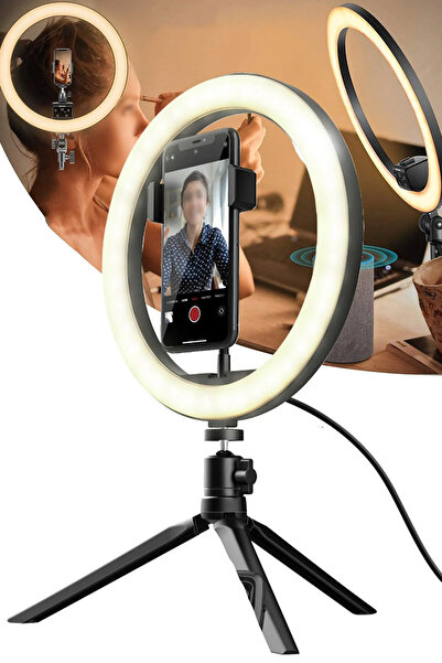 TechnoStation 10inç 26Cm Sosyal Media İçerik Üretici Selfie Stüdyo Video Foto...
