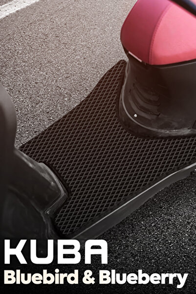 TORPEDO Kuba Bluebird & Blueberry Premium Uyumlu  Eva Motosiklet Paspası - Siyah