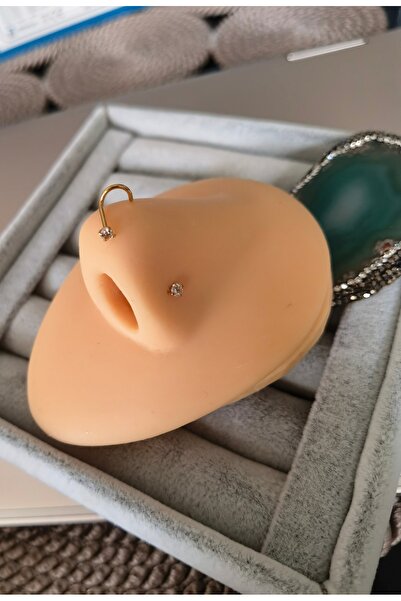 Bylin AAA plus Zirkon Taşlı Spiral Cerrahi Çelik Hızma - Kalınlığı 0,8 Mm - T...