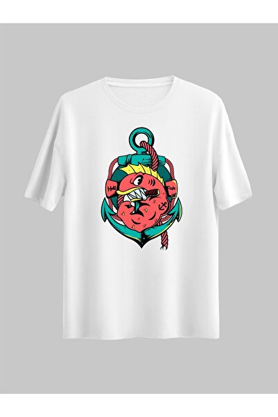 donamod Pescar Pirat / Marinar / Salvamar / Vacanță pe plajă Tricou obișnuit unisex