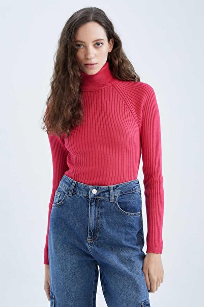 DeFacto Slim Fit Turtleneck Sweater X7912az22wn