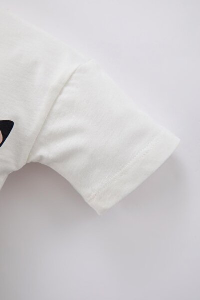 DeFacto Baby Girl Disney Bambi Crew Neck Short Sleeve T-Shirt Z6072a223sm