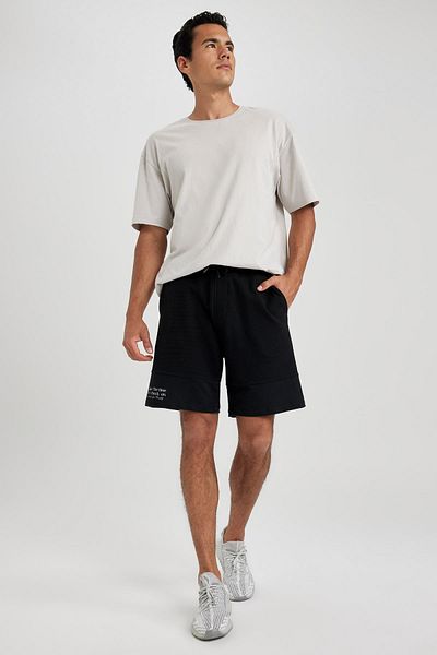 DeFacto Slim Fit Printed Shorts Z5060az23hs