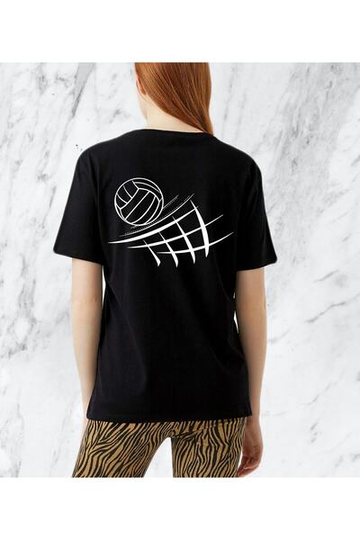 donamod Voleybol Sırt Tasarımlı File / Sporcu Hediye / File Top Çizgisel Unis...