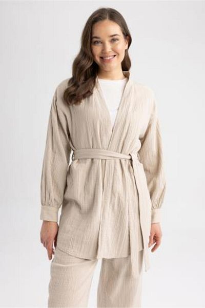 DeFacto Normál Fit V-nyakú Muslin kimonó Z3342az23sp