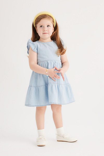 DeFacto Rochie Jean fără mâneci fetiță Z8258a223sm