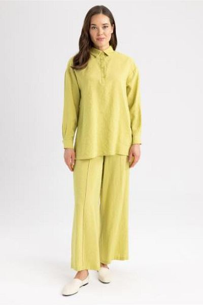 DeFacto Wide Leg Modal Palazzo Trousers with Pockets Z2212az23sp