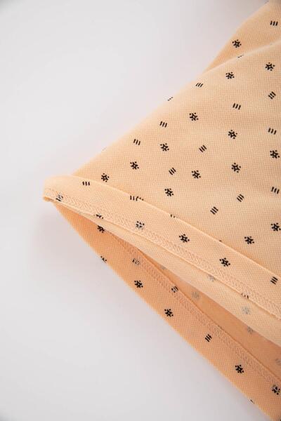 DeFacto Baby Boy Printed Pique Short Sleeve T-Shirt Z6835a223sm