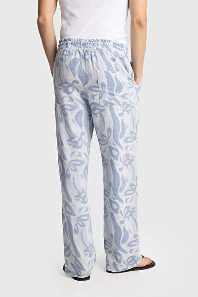 GIESTO БРЮКИ З ВІЗЕРУНКОВИМ ТКАНИНОЮ