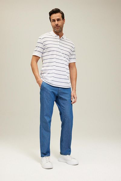 DeFacto Relax Fit Chino gerades Bein lange Jeanshose Z5952az23sp