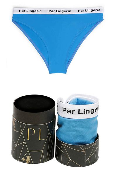 par lingerie pl Γυναικείο Slip Panties Μπλε