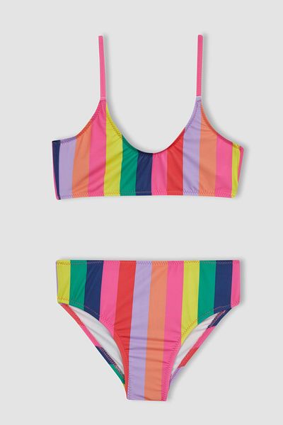 DeFacto Gemustertes Bikini-Set für Mädchen Z3623a623sm