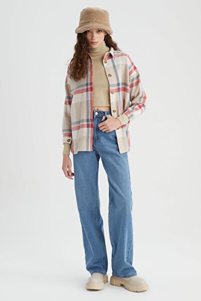 DeFacto Flannel Long Sleeve Shirt Z9107az22au