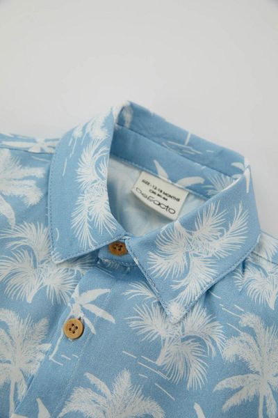 DeFacto Baby Boy Viscose Short Sleeve Shirt Z8865a223sm