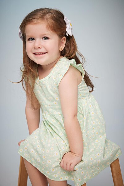 DeFacto Baby Girl Patterned Sleeveless Dress A0136a523sm