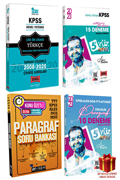 Panem Yayınları Kpss Ön Lisans Türkçe Çıkmış Sorular Türkçe Deneme Paragraf S...