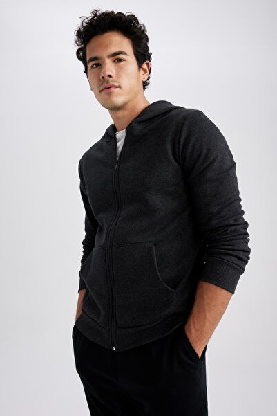 DeFacto Regular Fit Kapüşonlu Sweatshirt Z9678az22au