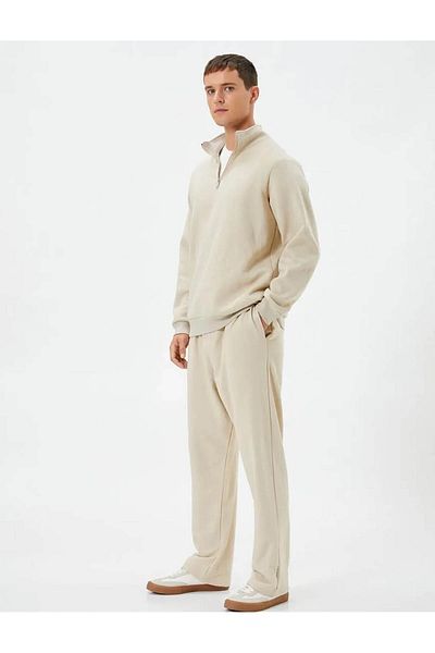 Koton Men's Sweatpants Beige 4wam40057mk