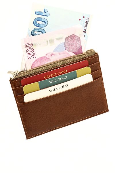 willpolo 85 Genuine Leather Zipper Compartment Women's Men's Card Holder Wallet with Coin Compartment