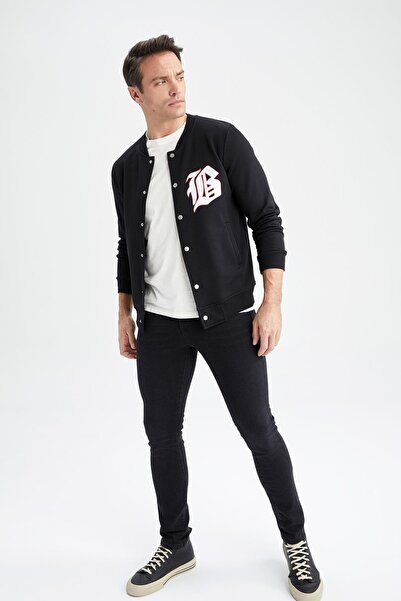 DeFacto Regular Fit Kolej Yaka Bomber Hırka Z9634az22au