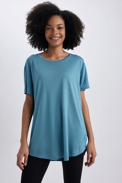 DeFacto Defactofit Comfort Fit Crew Neck Sports Short Sleeve T-Shirt Z6740az23sp