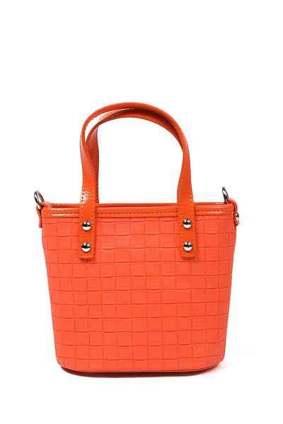 Mio Gusto Orange Cross Strap Mini Women's Handbag