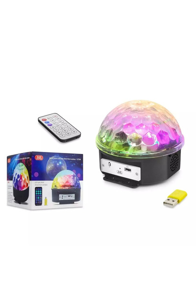 Subzero GT200 LED Işıklı Sihirli Küre Lamba | Bluetooth Müzik Çalar & Uzaktan Kumandalı Gece Lambası