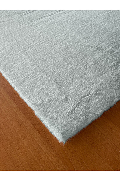 Prizma Comfort Kaymaz Yıkanabilir Halı | Ipek Gri