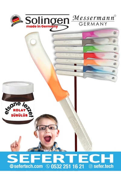 Solingen Messer SÜRME NUTELLA, ET VE SEBZE MEYVE DİLİMLEME BIÇAĞI
