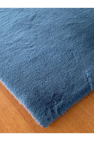 Prizma Comfort, Non-Slip, Washable 2-Piece Bathroom Rug, Mat| Petrol - (60X100) (50X60) Cm