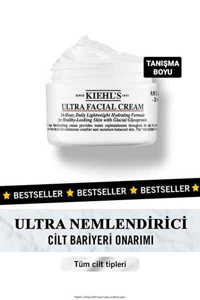 Kiehl's Cilt Bariyerini Onarıcı ve 24 Saat Yoğun Nemlendirici Günlük Krem 28ml