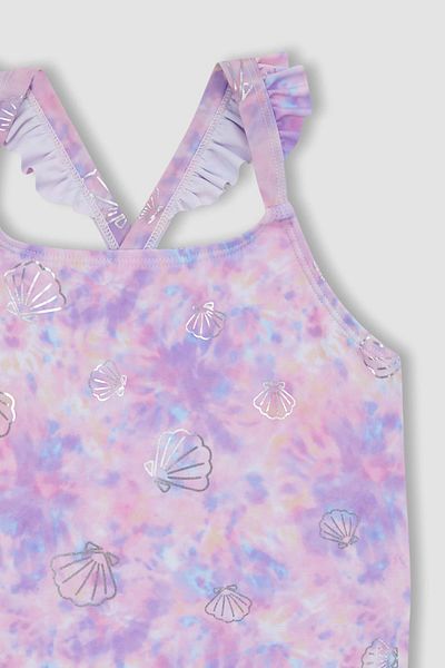 DeFacto Κοριτσίστικο μαγιό με μοτίβο Tie-Dye Z5732a623hs