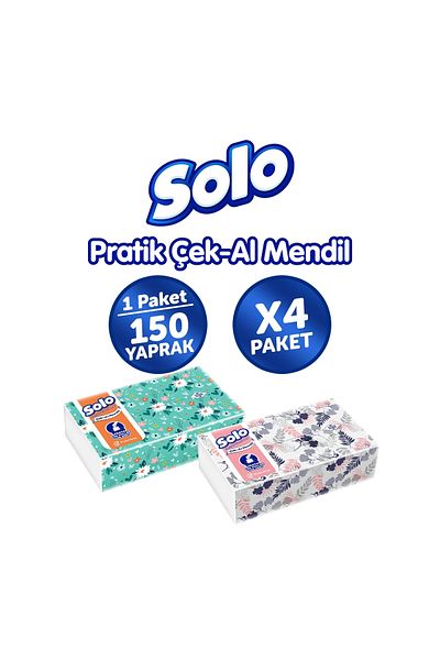 Solo Check-and-Take Wipes 4-pack