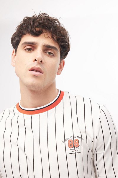 DeFacto Regular Fit Crew Neck Printed Short Sleeve 100% Cotton T-Shirt A1359ax23sm
