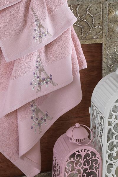 Ellia Soft Σετ πετσετών μπάνιου Eifel 100% βαμβακερό 3 τεμαχίων |   Σετ Τουρκικού Μπάνιου |   Σετ προίκας